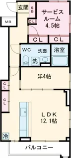 SYFORME NEXT IKEBUKURO WEST【2階】の間取り