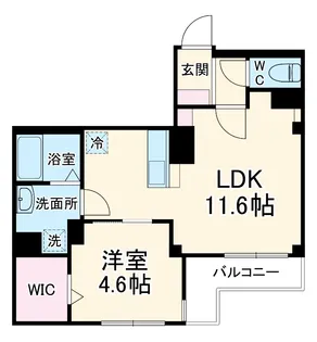 Skey residence井田中ノ町【4階】の間取り