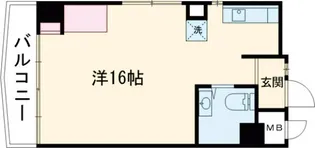 カーサ池尻【606号室】の間取り