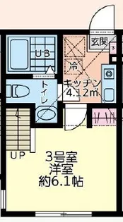 アバーロ橋本【2階】の間取り