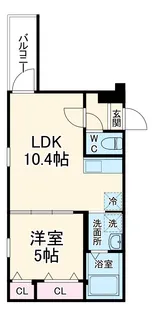 フジパレス大和田III番館【3階】の間取り