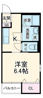 スカイルーチェ南浦和【4階】の間取り