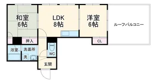 バハ緑地公園【5階】の間取り
