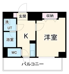 ヴァンスタージュ姫里【806号室】の間取り