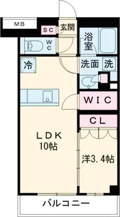 ORSUS戸越銀座【1階】の間取り
