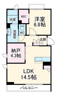 グランウェーブ湘南【2階】の間取り