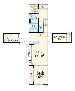 ソル・アスール【2階】の間取り