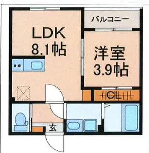 BON APPETIT【3階】の間取り