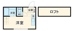 Primo井土ヶ谷【2階】の間取り