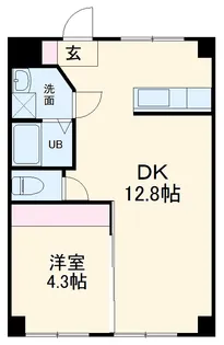 新山下三番館【3階】の間取り