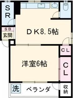 学大マンション【3階】の間取り