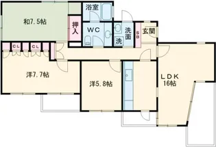 K.FLAT【3階】の間取り