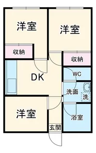 若松グリーンハイツ【2階】の間取り