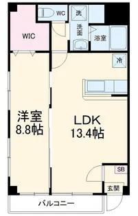 ソリス緑が丘【309号室】の間取り