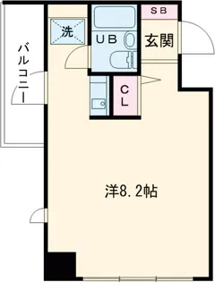 カナン・プレイス【4階】の間取り