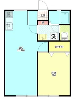 山手TYハイツ【1階】の間取り