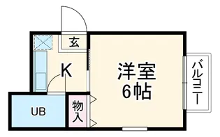 ドルフ鶴巻No.14【2階】の間取り