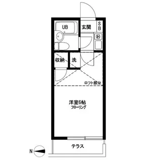 コートビレッジ相武台【1階】の間取り