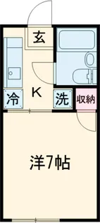 矢野コーポ【2階】の間取り