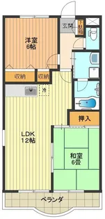 緑山ハイツC【2階】の間取り