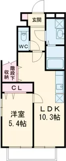 アムール大野【2階】の間取り