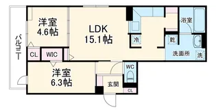 D-residence大島町【2階】の間取り