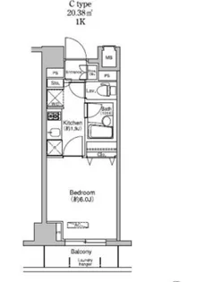 プラウドフラット荻窪Ⅱ【3階】の間取り