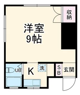 パーク横浜Ⅱ【102号室】の間取り
