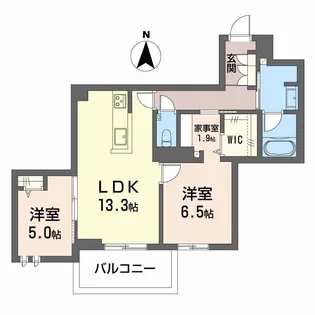 Avance東草深WEST【1階】の間取り