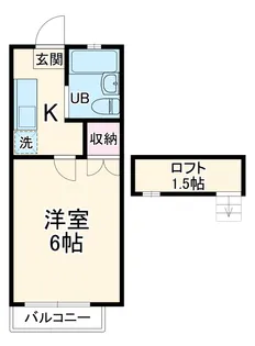 コーポサントーレア【102号室】の間取り