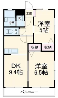リバーサイドハタノ【3階】の間取り