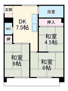 内山ビル【303号室】の間取り
