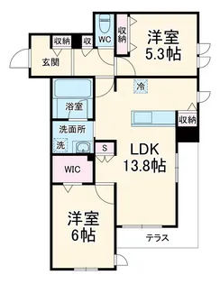 グランヴィラエスト【1階】の間取り