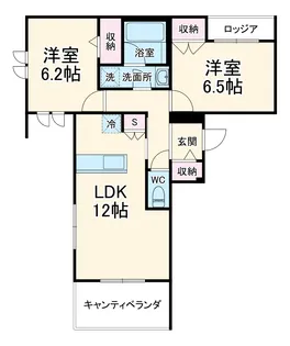 グランヴィラエスト【2階】の間取り