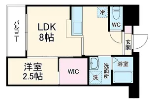 リアコート門真本町【4階】の間取り