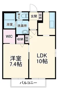 ハイムガーツラントA【A-201号室】の間取り