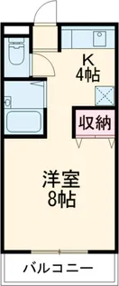 アネックス中和泉【205号室】の間取り