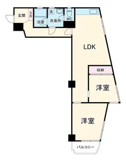 千葉祐光ファミリーマンション【4階】の間取り