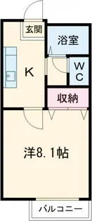 モンテベルデ【2階】の間取り