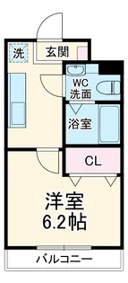 コンフォート【205号室】の間取り