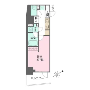 NーFLATS三ノ輪【3階】の間取り
