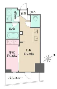 NーFLATS三ノ輪【5階】の間取り