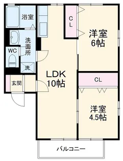 センチュリーレジデンスⅡ【201号室】の間取り