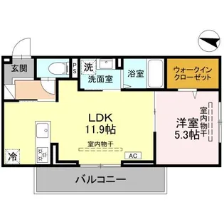カーサ ルビア【2階】の間取り