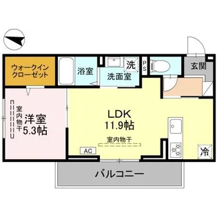 カーサ ルビア【2階】の間取り