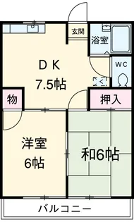 ウェルネスハイツ【3階】の間取り