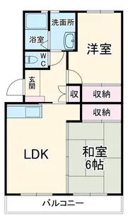 レジデンス石井 S【1階】の間取り