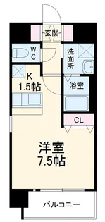 プレサンス名古屋STATIONザ・シティ【6階】の間取り