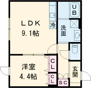SOU杉並方南町【3階】の間取り