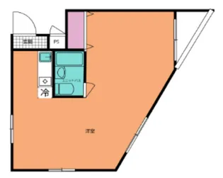 サンライズビル【5階】の間取り